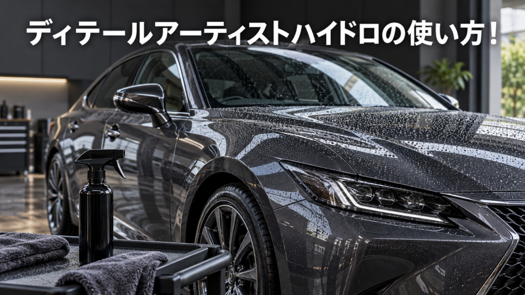 ディテールアーティストハイドロの使い方！口コミと耐久性を解説の結論を示す手書き図解